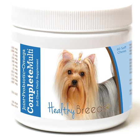 Healthy Breeds Yorkshire Terrier all in one Multivitamin Soft Chew - 60 Count HE126841
